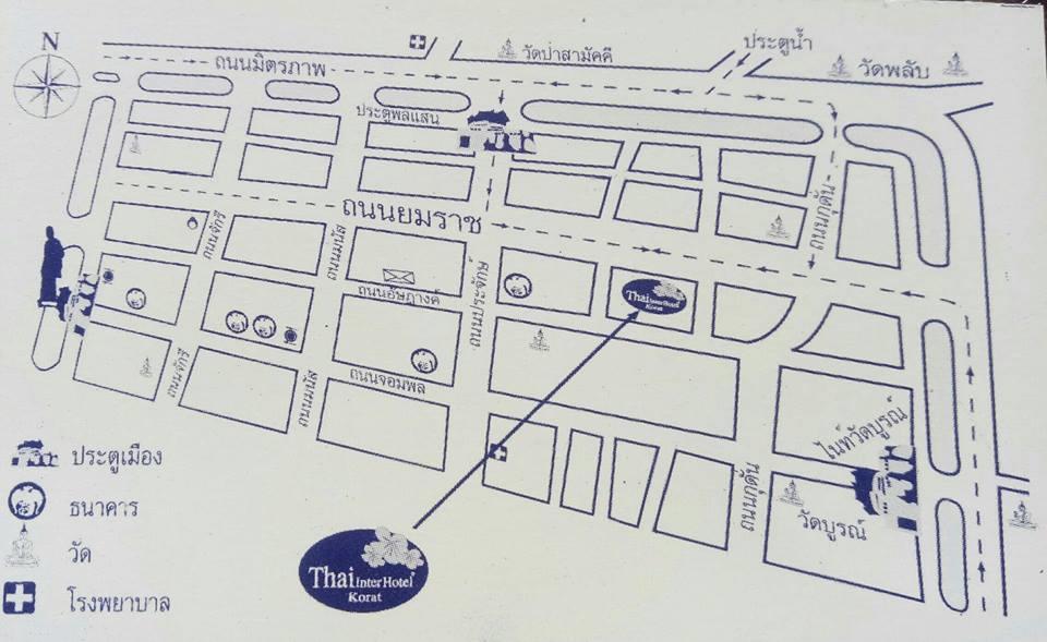 Thai Inter Korat Hotel Nakhon Ratchasima Ngoại thất bức ảnh
